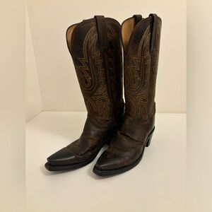 Lucchese SAVANNAH boot size 5.5 chocolate